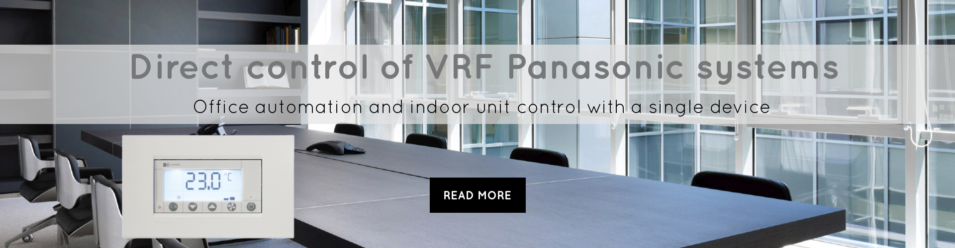 Direct control of vrf Panasonic systems office automation and indoor unit control with a single device